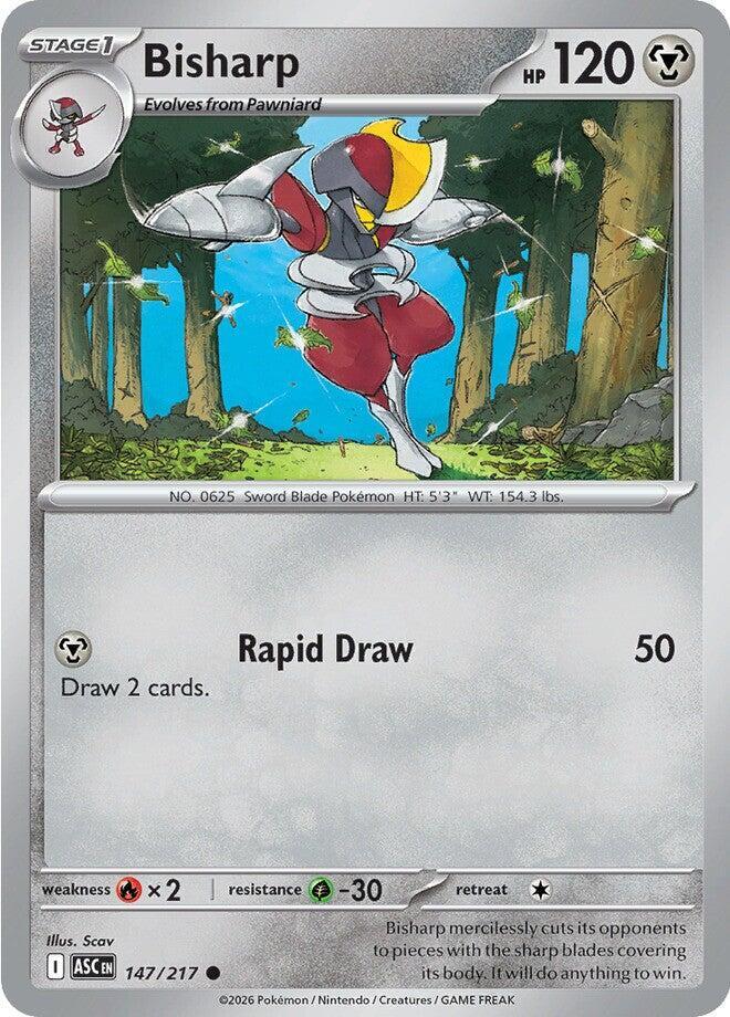 Bisharp 147/217 card from ME: Ascended Heroes