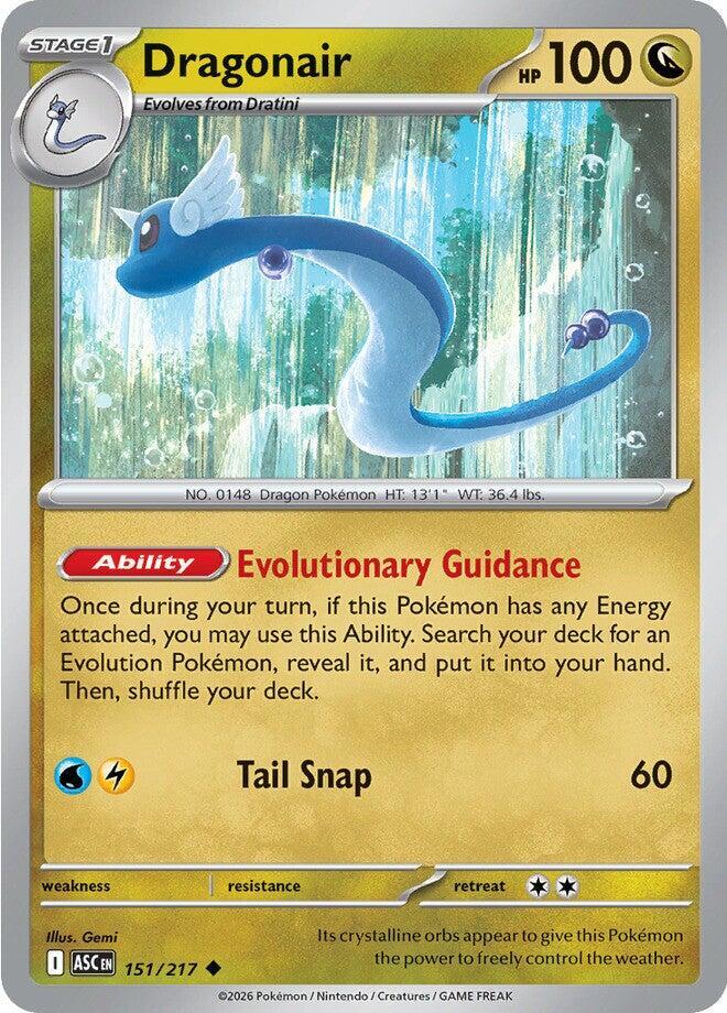 Dragonair 151/217 card from ME: Ascended Heroes