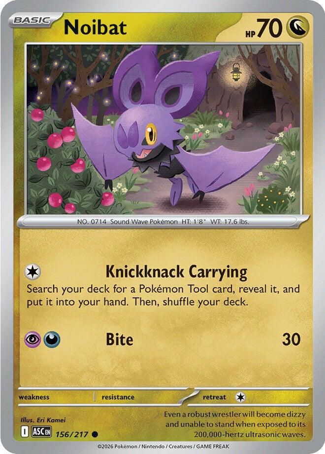 Noibat 156/217 card from ME: Ascended Heroes