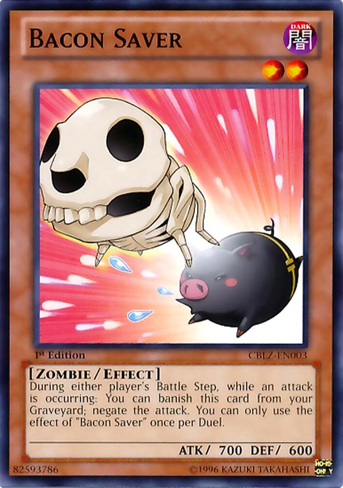 Bacon Saver CBLZ-EN003 card from Cosmo Blazer