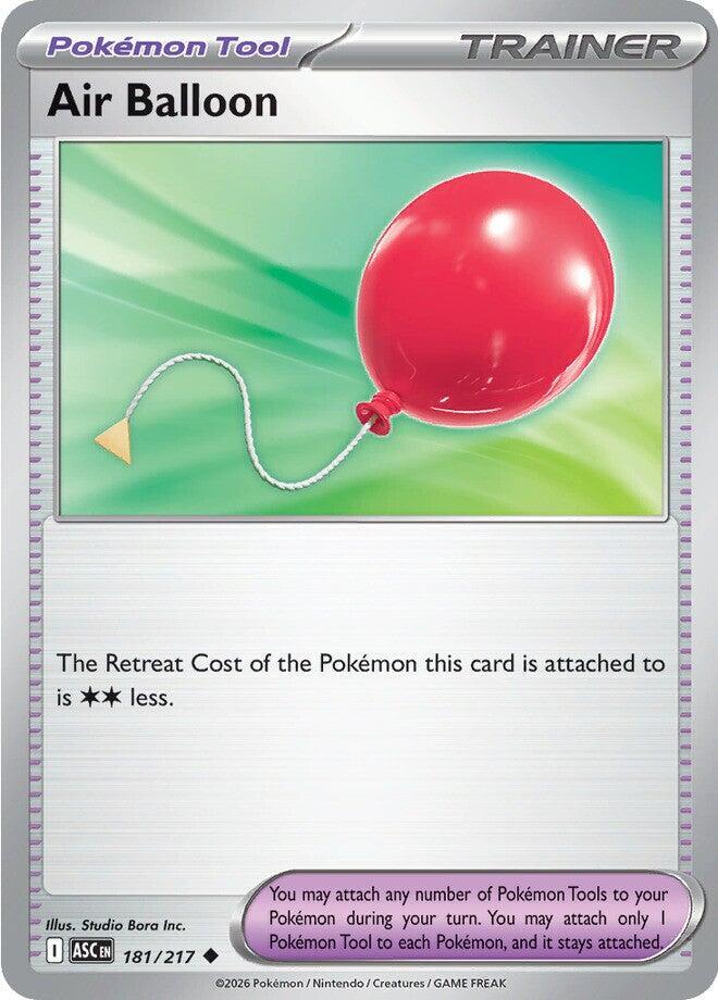 Air Balloon 181/217 card from ME: Ascended Heroes