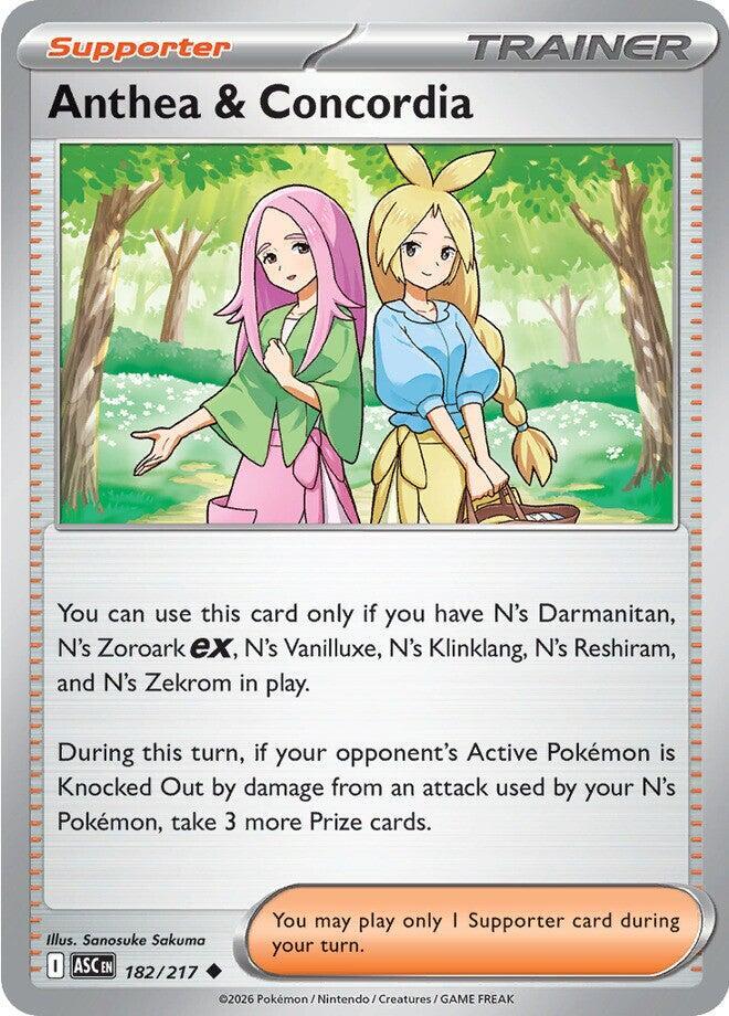 Anthea & Concordia 182/217 card from ME: Ascended Heroes