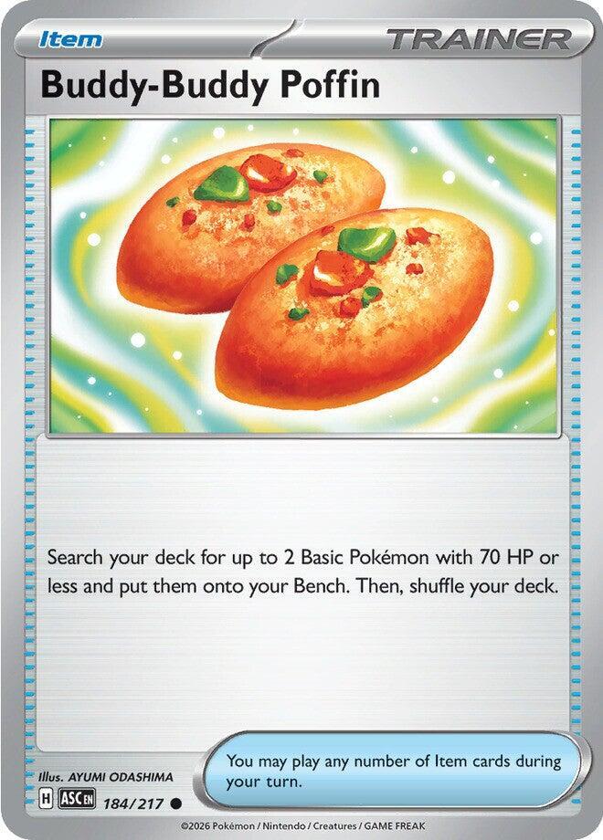 Buddy-Buddy Poffin 184/217 card from ME: Ascended Heroes
