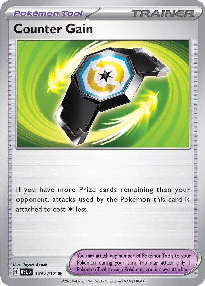 Counter Gain 186/217 card from ME: Ascended Heroes