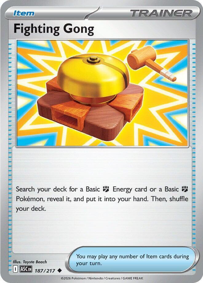 Fighting Gong 187/217 card from ME: Ascended Heroes