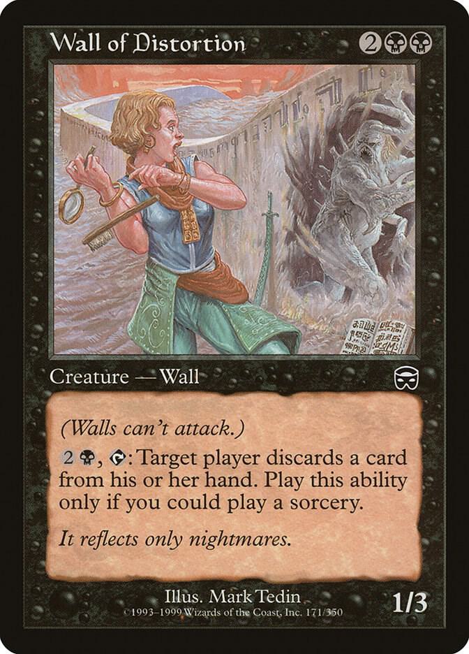 Wall of Distortion 171 card from Mercadian Masques