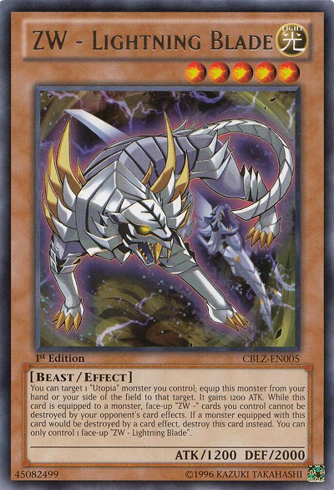 ZW - Lightning Blade CBLZ-EN005 card from Cosmo Blazer