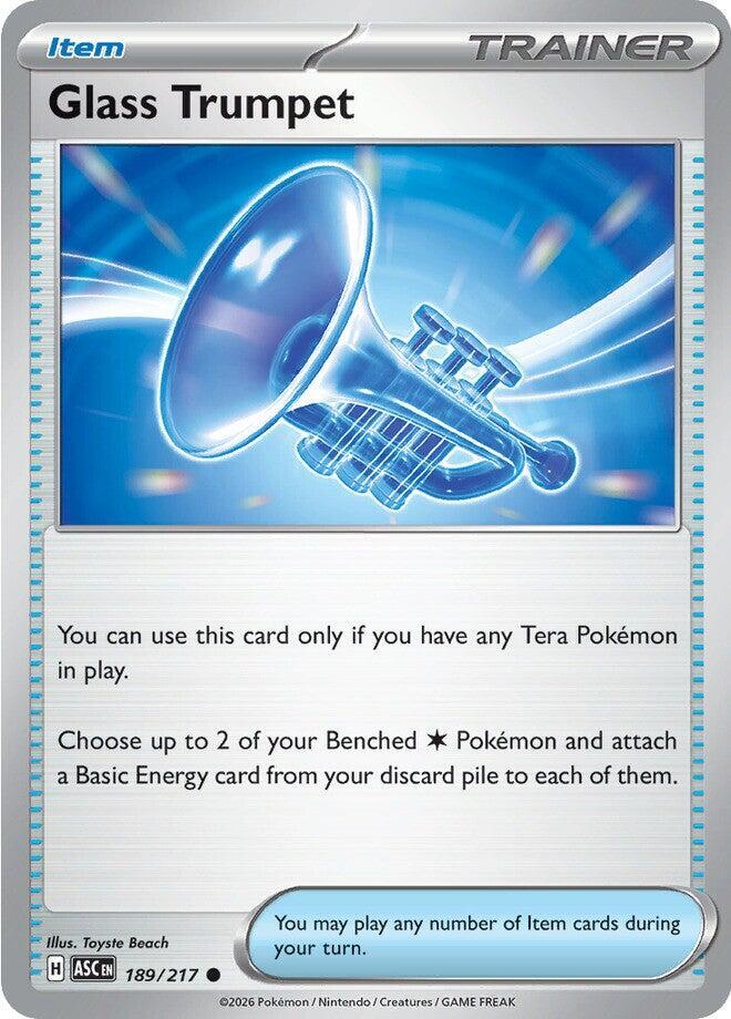 Glass Trumpet 189/217 card from ME: Ascended Heroes