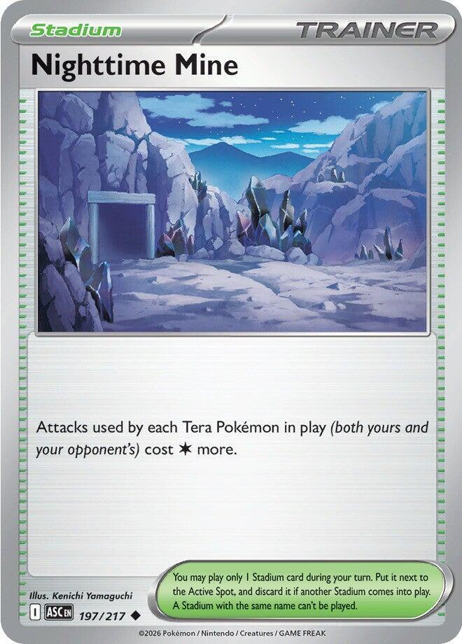Nighttime Mine 197/217 card from ME: Ascended Heroes
