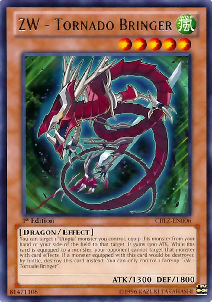 ZW - Tornado Bringer CBLZ-EN006 card from Cosmo Blazer
