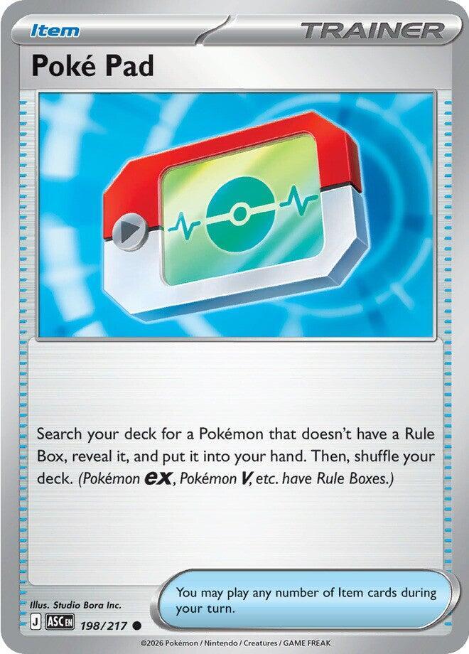 Poke Pad 198/217 card from ME: Ascended Heroes