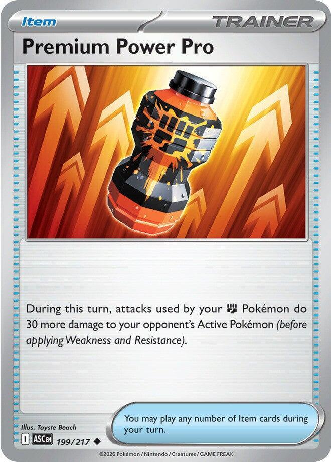 Premium Power Pro 199/217 card from ME: Ascended Heroes