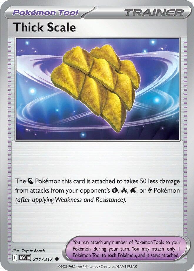 Thick Scale 211/217 card from ME: Ascended Heroes