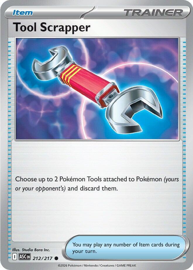 Tool Scrapper 212/217 card from ME: Ascended Heroes