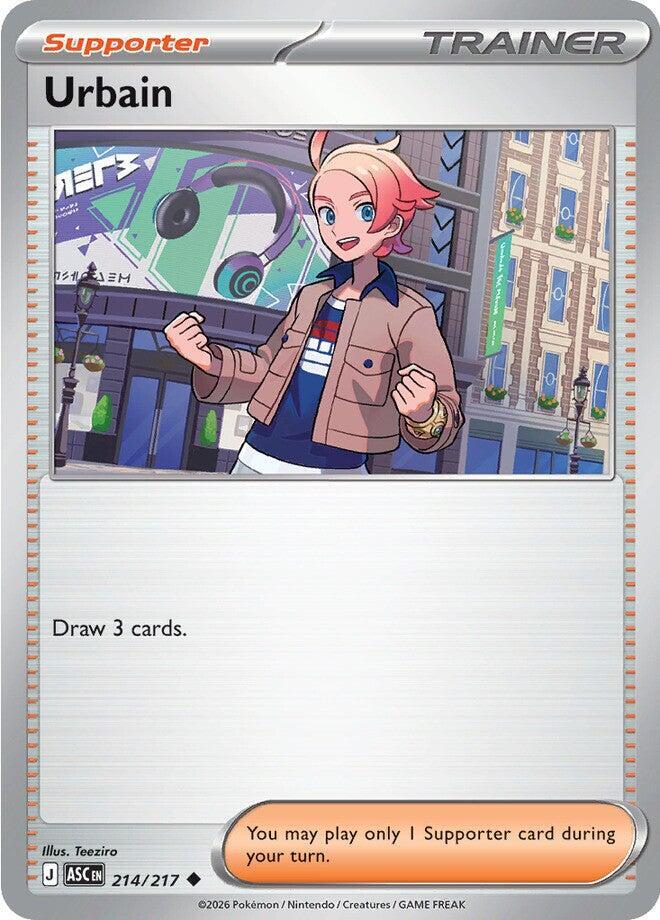 Urbain 214/217 card from ME: Ascended Heroes