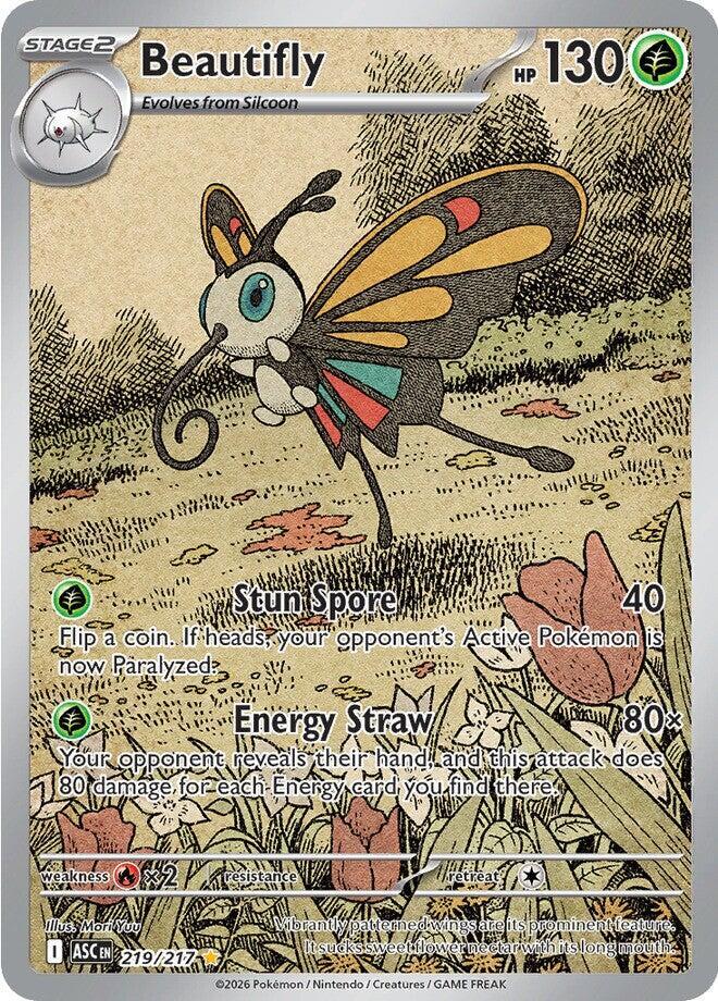 Beautifly 219/217 card from ME: Ascended Heroes