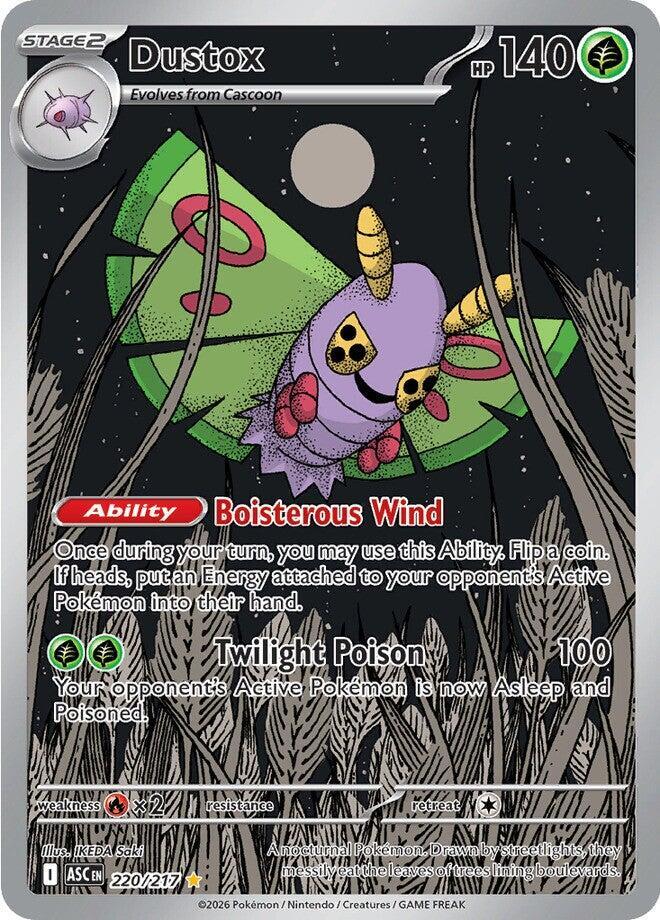 Dustox 220/217 card from ME: Ascended Heroes