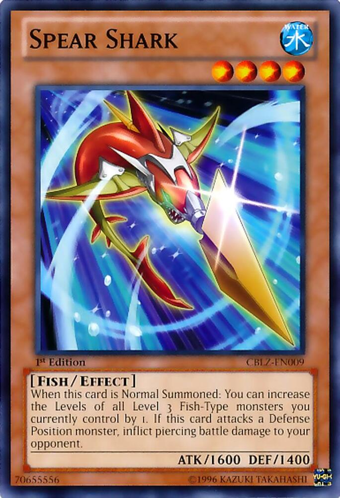 Spear Shark CBLZ-EN009 card from Cosmo Blazer