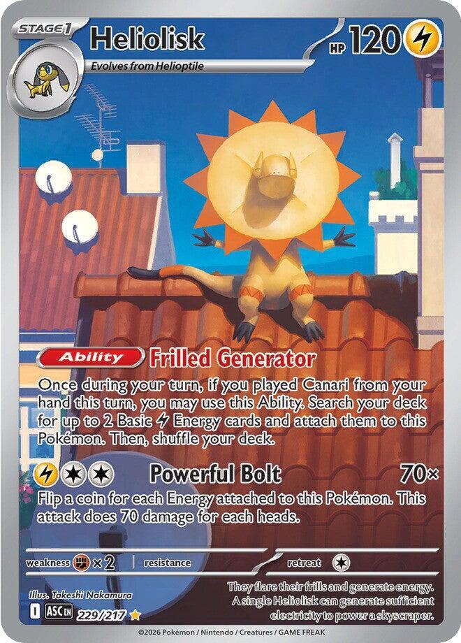Heliolisk 229/217 card from ME: Ascended Heroes