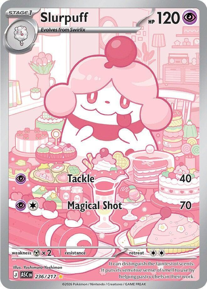 Slurpuff 236/217 card from ME: Ascended Heroes