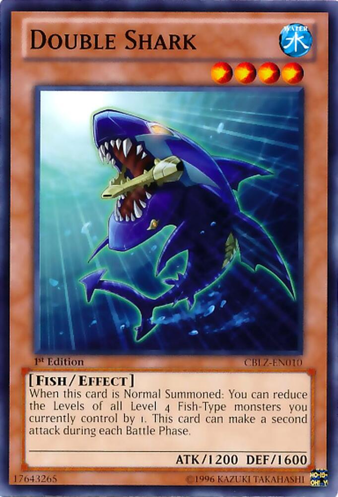 Double Shark CBLZ-EN010 card from Cosmo Blazer