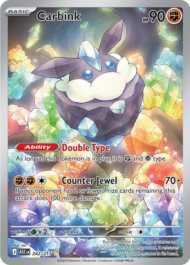 Carbink 242/217 card from ME: Ascended Heroes