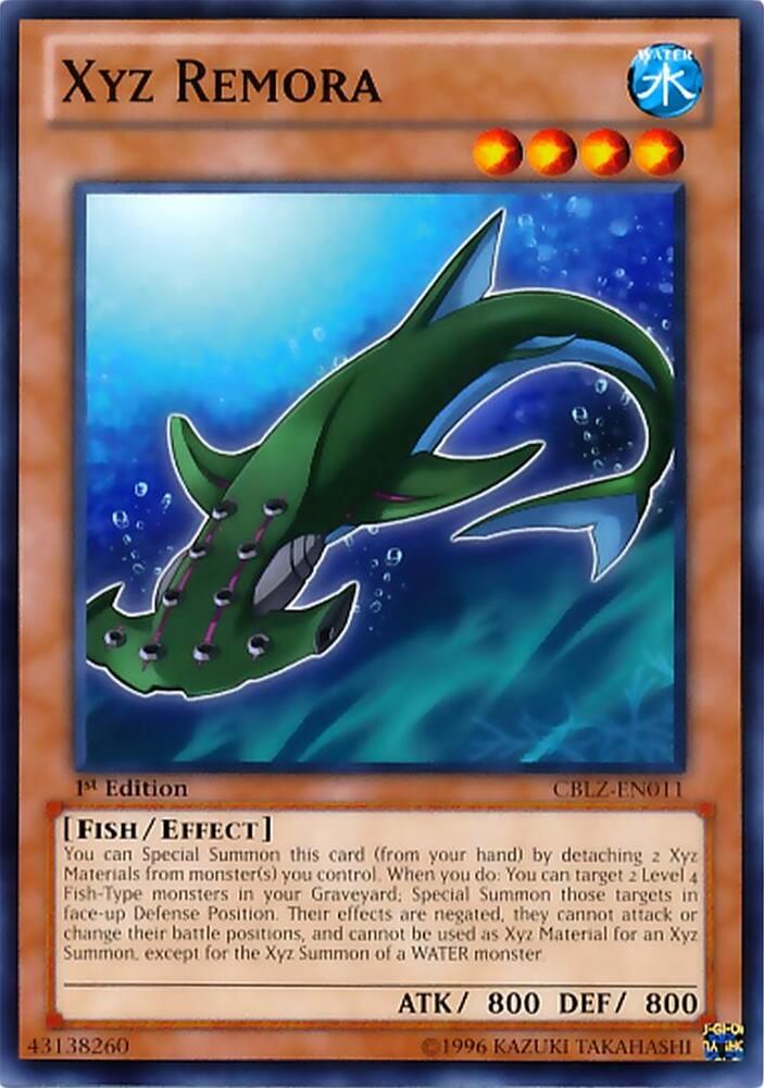 Xyz Remora CBLZ-EN011 card from Cosmo Blazer