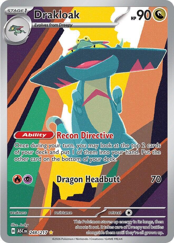 Drakloak 248/217 card from ME: Ascended Heroes