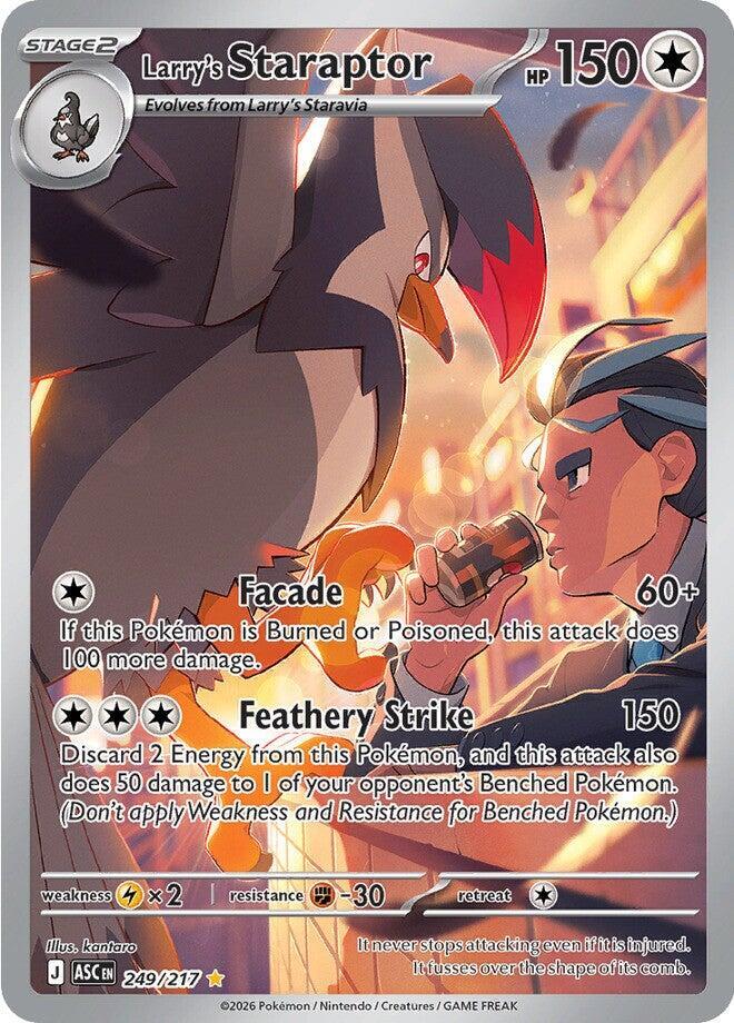 Larry's Staraptor 249/217 card from ME: Ascended Heroes