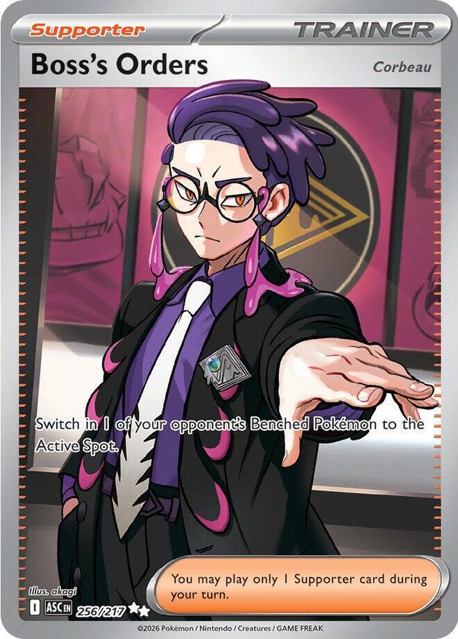 Boss's Orders [Corbeau] 256/217 card from ME: Ascended Heroes