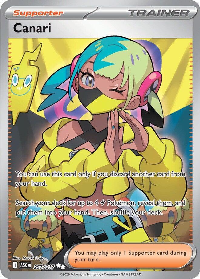 Canari 257/217 card from ME: Ascended Heroes