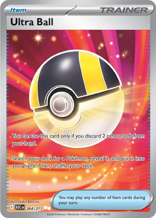 Ultra Ball 264/217 card from ME: Ascended Heroes