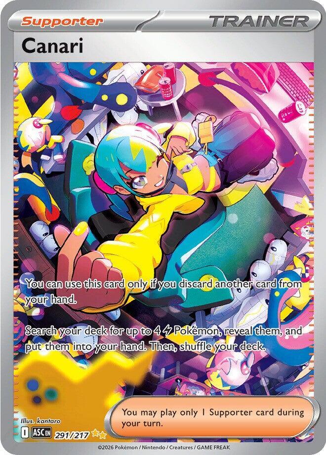 Canari 291/217 card from ME: Ascended Heroes