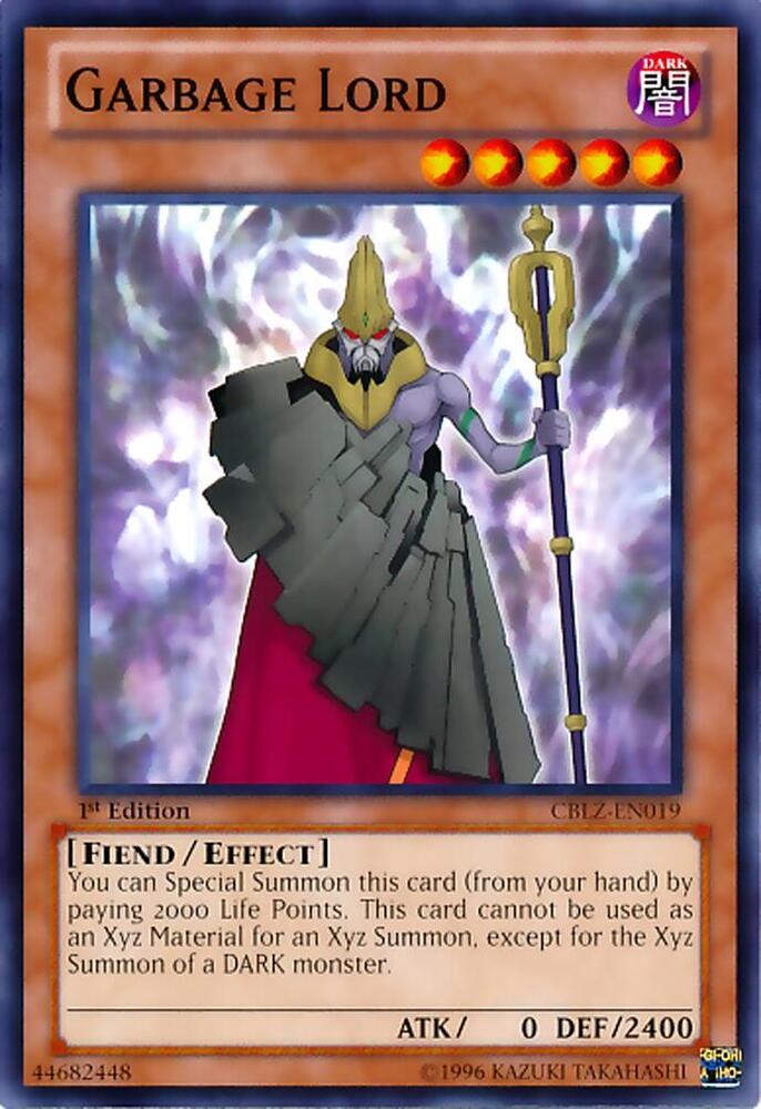 Garbage Lord CBLZ-EN019 card from Cosmo Blazer