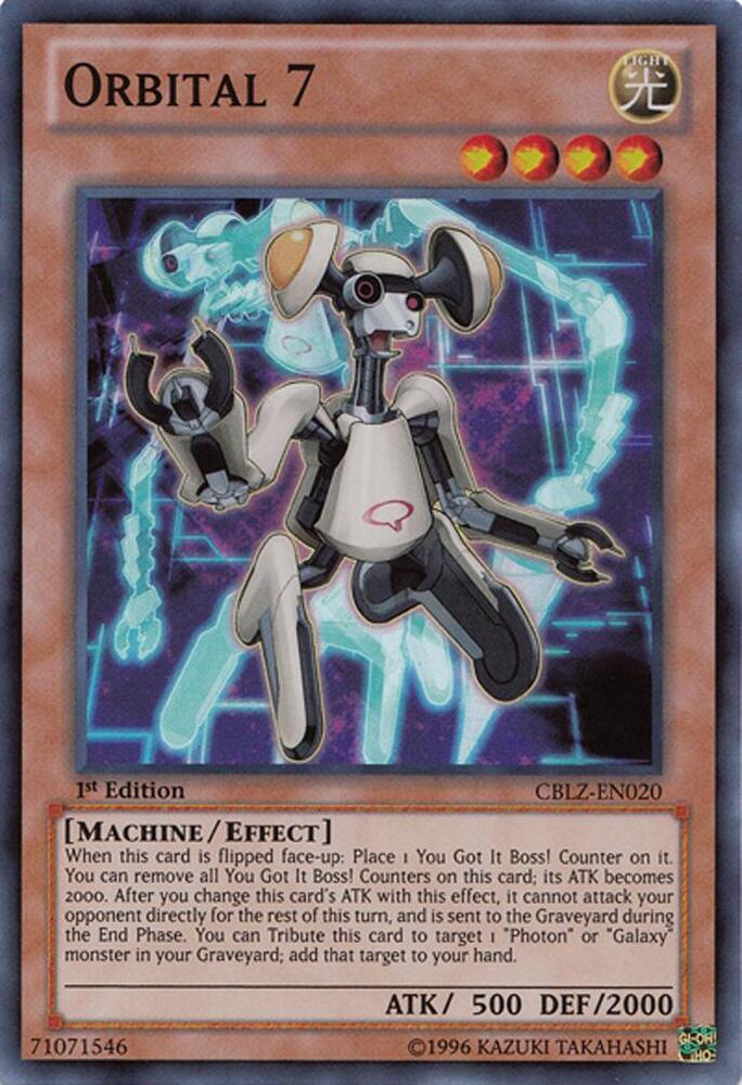 Orbital 7 CBLZ-EN020 card from Cosmo Blazer