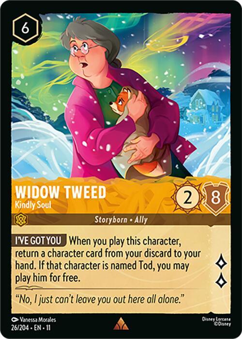 Widow Tweed - Kindly Soul 26/204 card from Winterspell