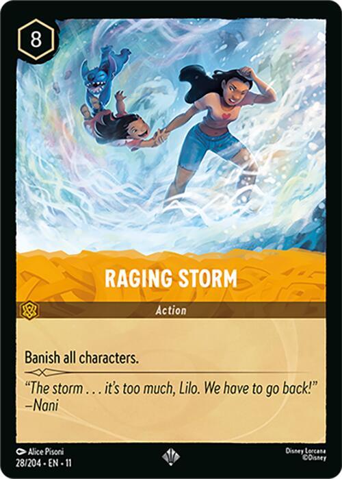 Raging Storm 28/204 card from Winterspell