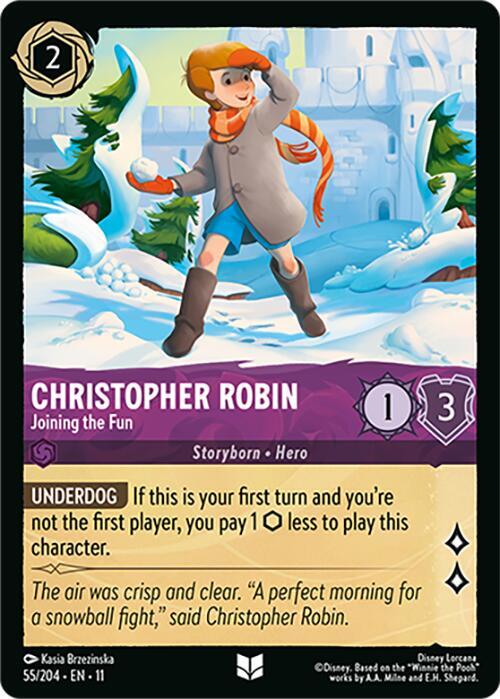 Christopher Robin - Joining the Fun 55/204 card from Winterspell