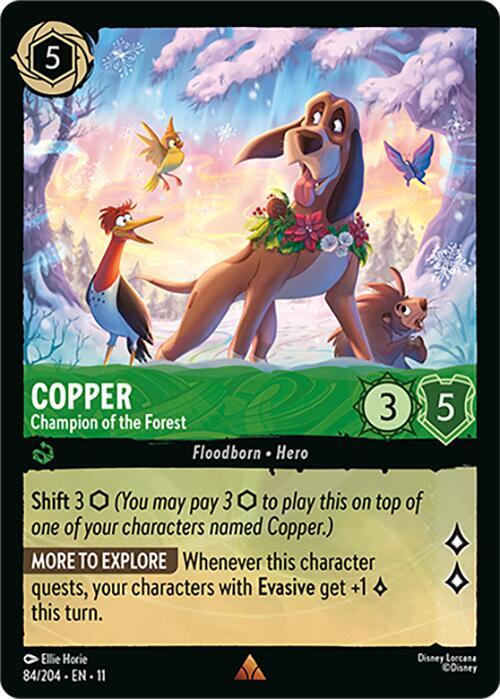 Copper - Champion of the Forest 84/204 card from Winterspell