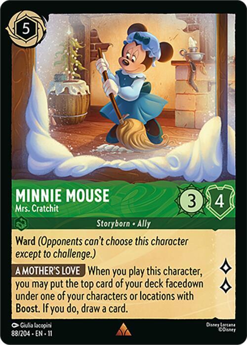 Minnie Mouse - Mrs. Cratchit 88/204 card from Winterspell