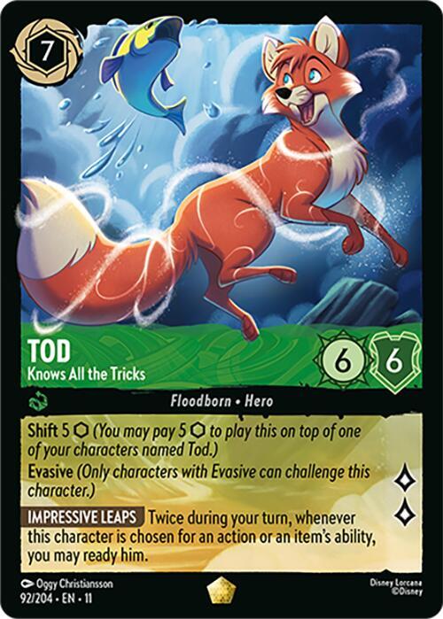 Tod - Knows All the Tricks 92/204 card from Winterspell