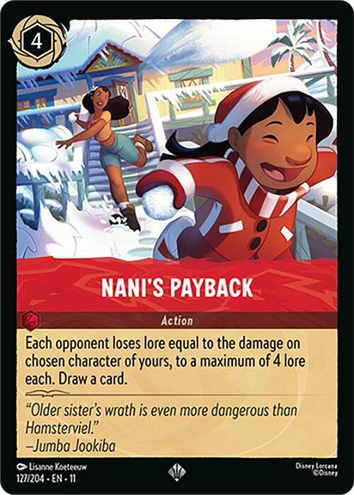 Nani's Payback 127/204 card from Winterspell