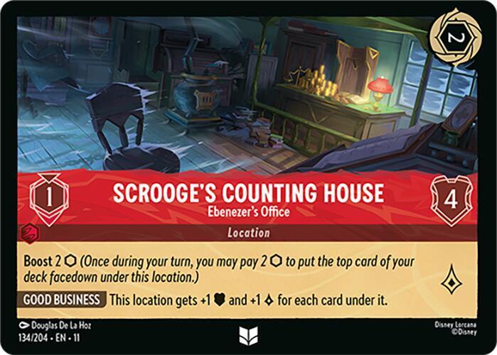 Scrooge's Counting House - Ebenezer's Office 134/204 card from Winterspell