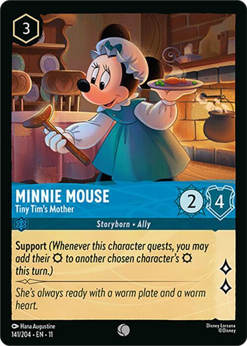 Minnie Mouse - Tiny Tim's Mother 141/204 card from Winterspell