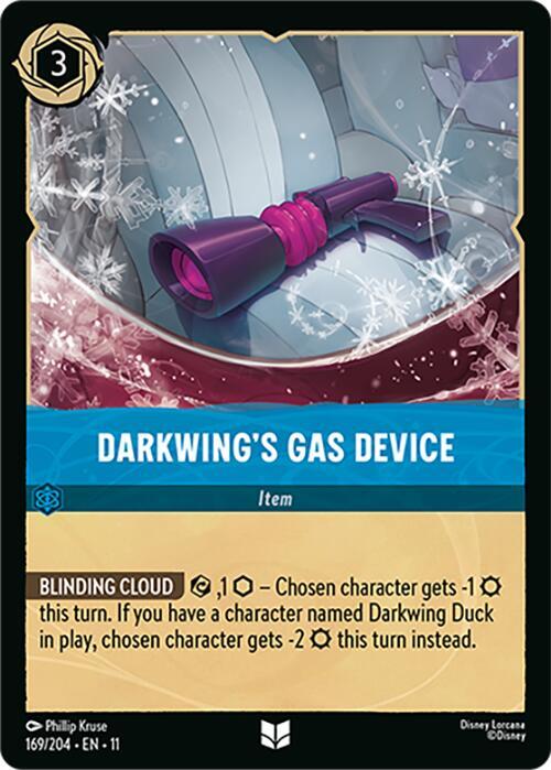Darkwing's Gas Device 169/204 card from Winterspell