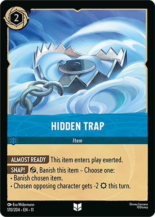 Hidden Trap 170/204 card from Winterspell
