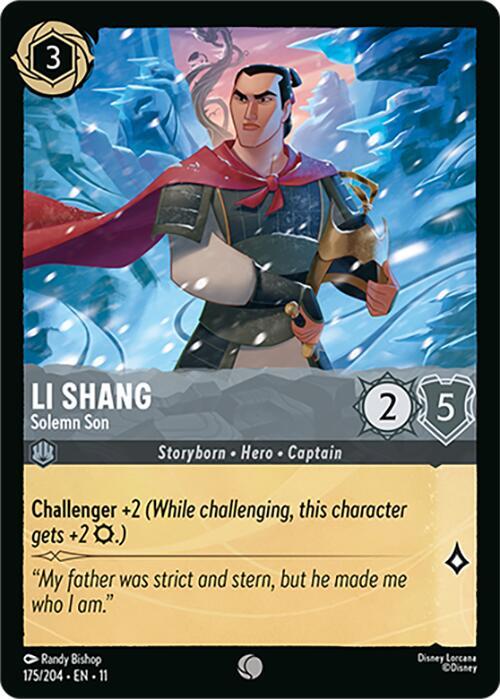 Li Shang - Solemn Son 175/204 card from Winterspell