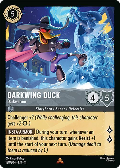 Darkwing Duck - Darkwarrior 188/204 card from Winterspell
