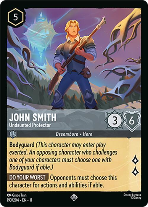John Smith - Undaunted Protector 193/204 card from Winterspell
