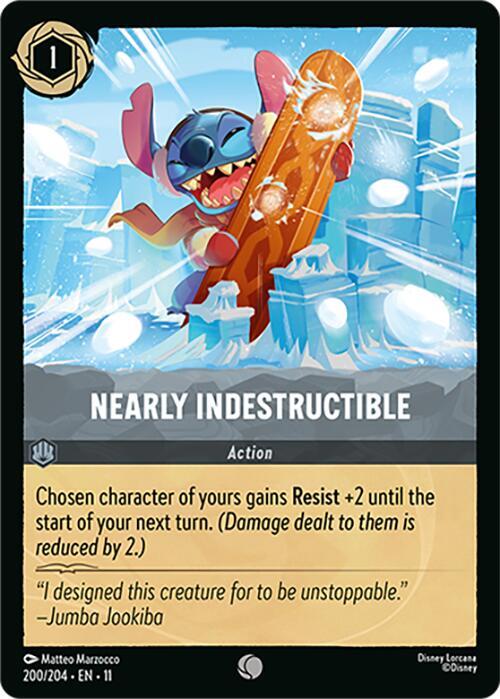 Nearly Indestructible 200/204 card from Winterspell